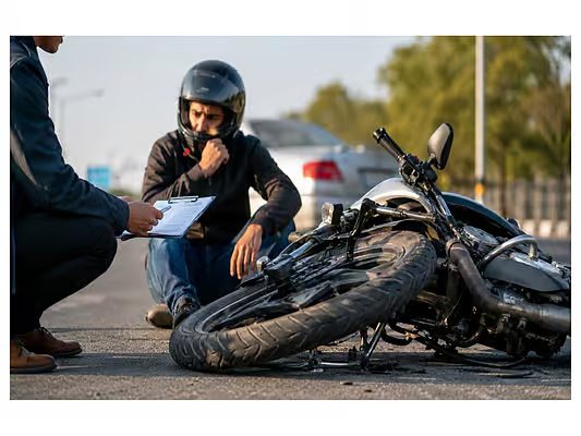 Dubai Motorcyclist Fined Dh4,000 and License Suspended After Crash